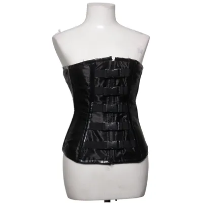 Corset (Black) from Burlesk Cotton, Polyester