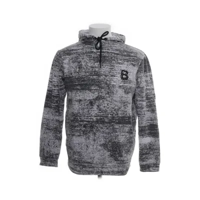 Hoodie (Gray, White) from Black Squad Cotton, Polyester