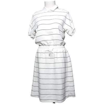Polokleid (Weiß, Blau) von Lacoste Baumwolle, Lyocell, Polyester