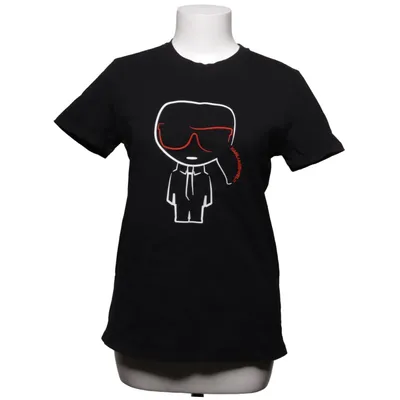 T-shirt (Noir) de Karl Lagerfeld Coton