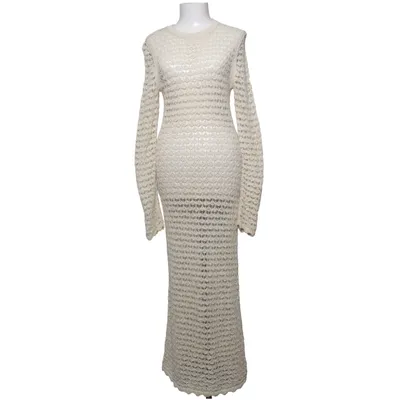 Långklänning (Beige) från Zara Bomull, Polyester
