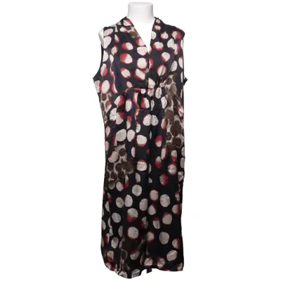 Dress (Black, Multicolored) from Marina Rinaldi Polyester, Silk