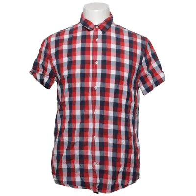 Kortärmad skjorta (Röd, Blå, Vit) från JC Bomull