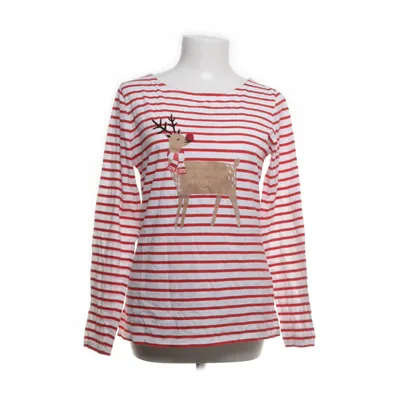 Långärmad t-shirt (Vit, Röd) från Boden Bomull