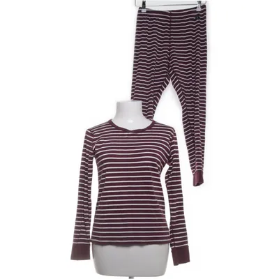 Pyjamas (Röd, Vit) från Polarn O. Pyret Ekologisk bomull