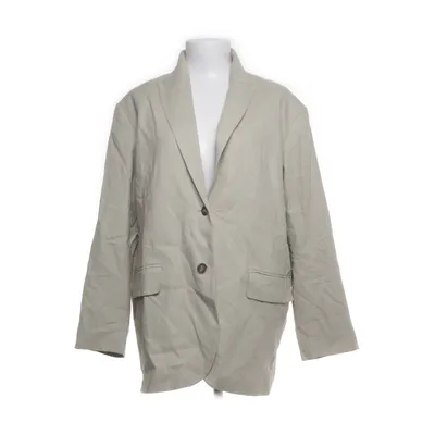 Blazer (Groen) van Weekday Polyester, Linnen, Viscose