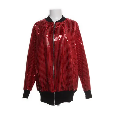 Cardigan (Rood, Zwart) van Made in italy Elastaan, Polyester