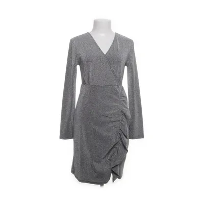 Klänning (ONLAURORA LS DRESS WVN) från ONLY Blue Denim Metallfiber, Polyester