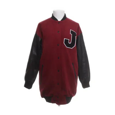 Varsity jacket (Black, Red) from Junkyard XX-XY Polyester, Wool, Polyurethane