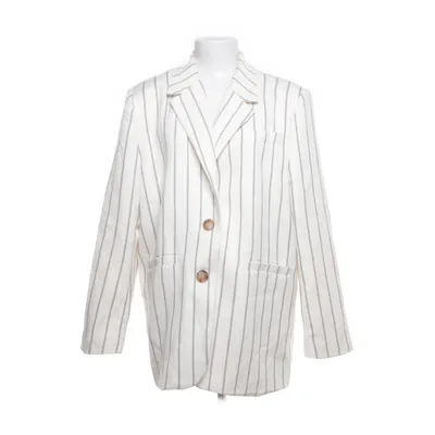Blazer (Wit, Grijs) van Claire Rose x NA-KD Polyester, Viscose