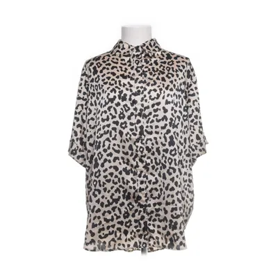 Korte mouwen shirt (Beige, Zwart) van Topshop Polyester