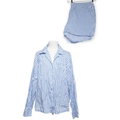 Pyjama (Blau, Weiß) von Studio Untold Baumwolle