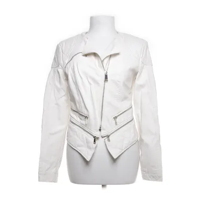 Bikerjack (Wit) van Amisu Polyester