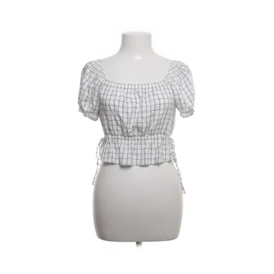Crop top (Zwart, Wit) van Uniqlo Viscose