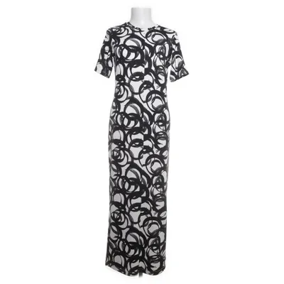 Jurk (Zwart, Wit) van Lindex Polyester, Elastaan