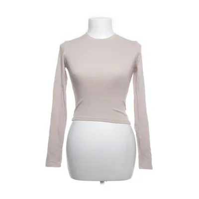 Langarmshirt (Beige) von Bershka Baumwolle, Elasthan
