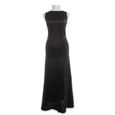 Aftenkjole (Sort, Guld) fra Kaffe Elastan, Metallfiber, Polyester