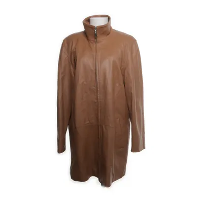 Leather coat (Brown) from Vittoria Verani Acetate, Leather