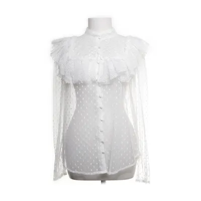 Blouse (White) from Sandra Mansour x H&M