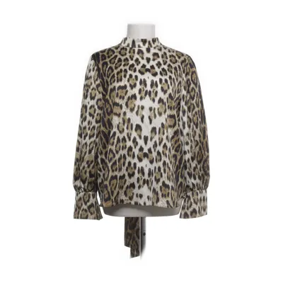 Sløjfebluse (Grøn, Sort, Hvid) fra Anni Carlsson Polyester