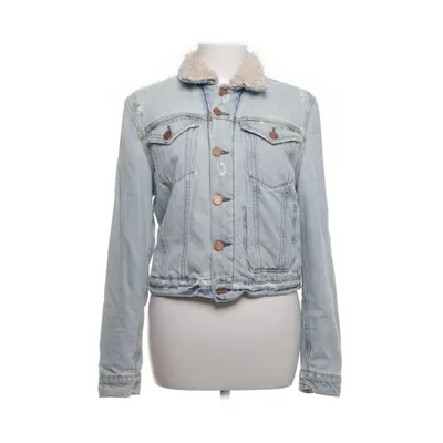 Gevoerde spijkerjas (Blauw) van Acne Katoen