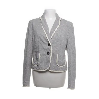 Blazer (Grijs) van Rosemunde Katoen, Polyester