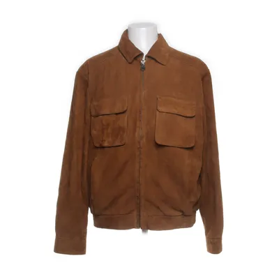 Läderjacka (Brun) från Banana Republic Mocka, Polyester, Skinn