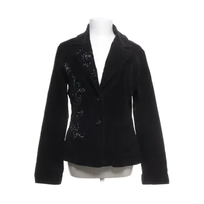 Blazer (Zwart) van Saint Tropez Katoen, Elastaan