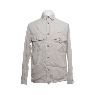 Skjorte (Beige) fra H&M Man Bomuld, Linned