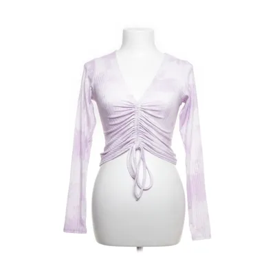 Crop top (Purple, White) from New Look