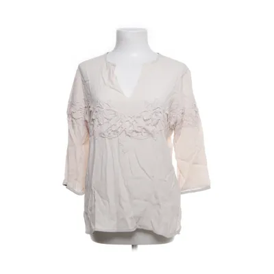 Bluse (Hvid, Sort) fra Custommade Viscose, Bomuld
