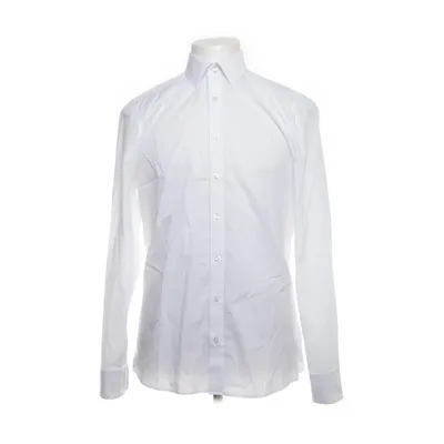 Shirt (Wit) van Olymp Katoen, Elastaan