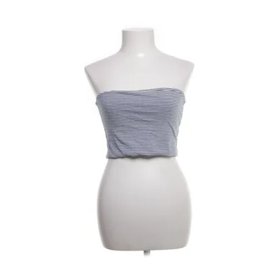 Tube top (Blue, White) from Teresa Casamonti Cotton, Lyocell
