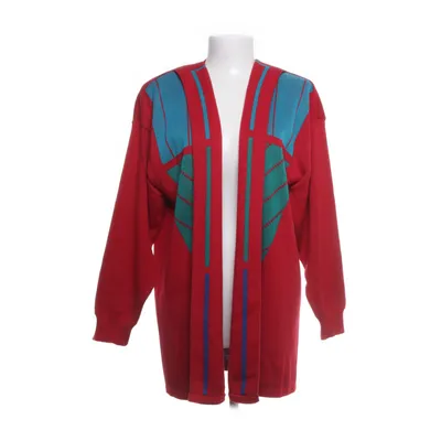 Cardigan (Red, Multicolored) from Kriss Cotton, Acrylic, Modal