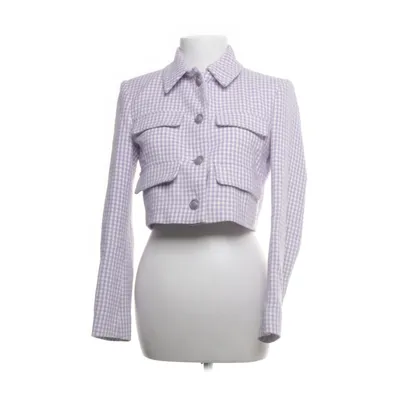 Blazer (Purple, White) from Zara Acetate