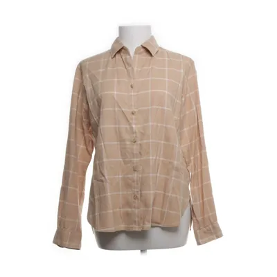 Shirt (Beige) van Uniqlo Acryl, Katoen, Viscose