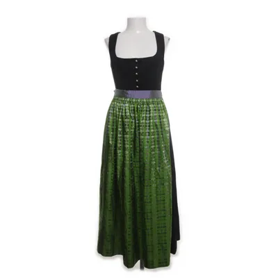 Dirndl (Black, Multicolored) from Kaiser Franz Josef Cotton, Polyester, Viscose