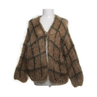 Cardigan (Green, Brown) from Les Tricots d'O! Mohair, Polyamide