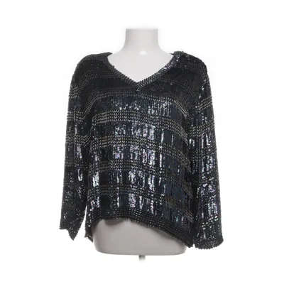 Top (Black, Multicolored) from Frank Usher Silk, Viscose