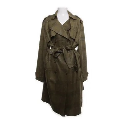 Trenchcoat (Groen) van Alfredo Pauly Elastaan, Polyester, Polyurethaan