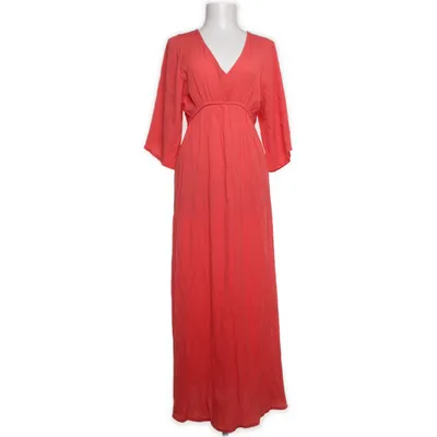Långklänning (Röd) från Batik Polyester, Viskos
