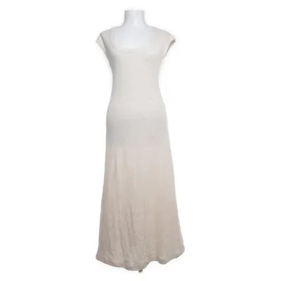 Maxi jurk (Beige) van Zara Katoen, Polyester