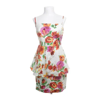 Dress (White, Multicolored) from Betsey Johnson Elastane, Cotton