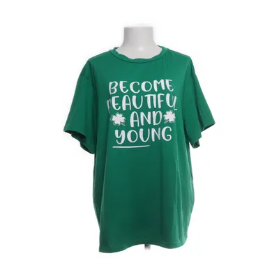 T-shirt (Grön, Vit) från Emery Rose Bomull, Elastan, Polyester