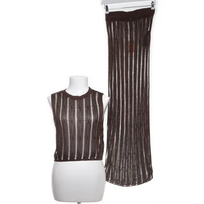 Set (Brown) from NA-KD Polyester, Viscose