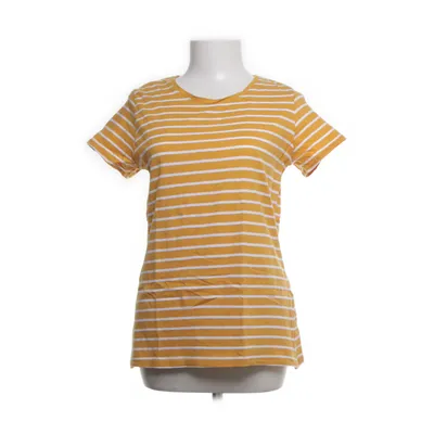 T-shirt (Gul, Hvid) fra Janina Bomuld