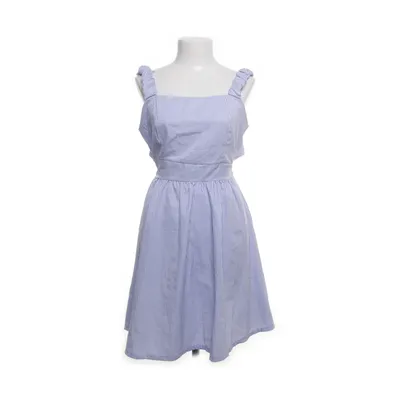Jurk (Blauw, Wit) van New Collection Katoen, Polyester