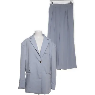 Kostym (Blå) från Missguided Polyester, Elastan, Linne