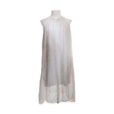 Halterneck dress (White, Brown) from Made in italy