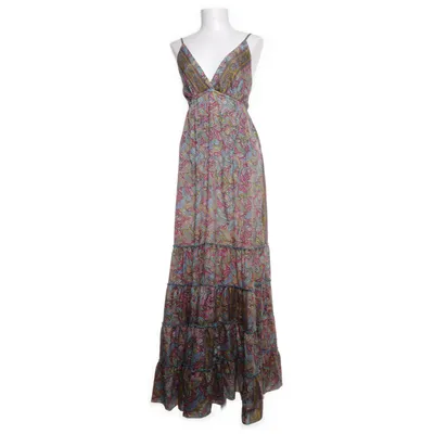 Maxikjole (Blå, Pink, Flerfarvet) fra S.N.Moda Silke, Viscose